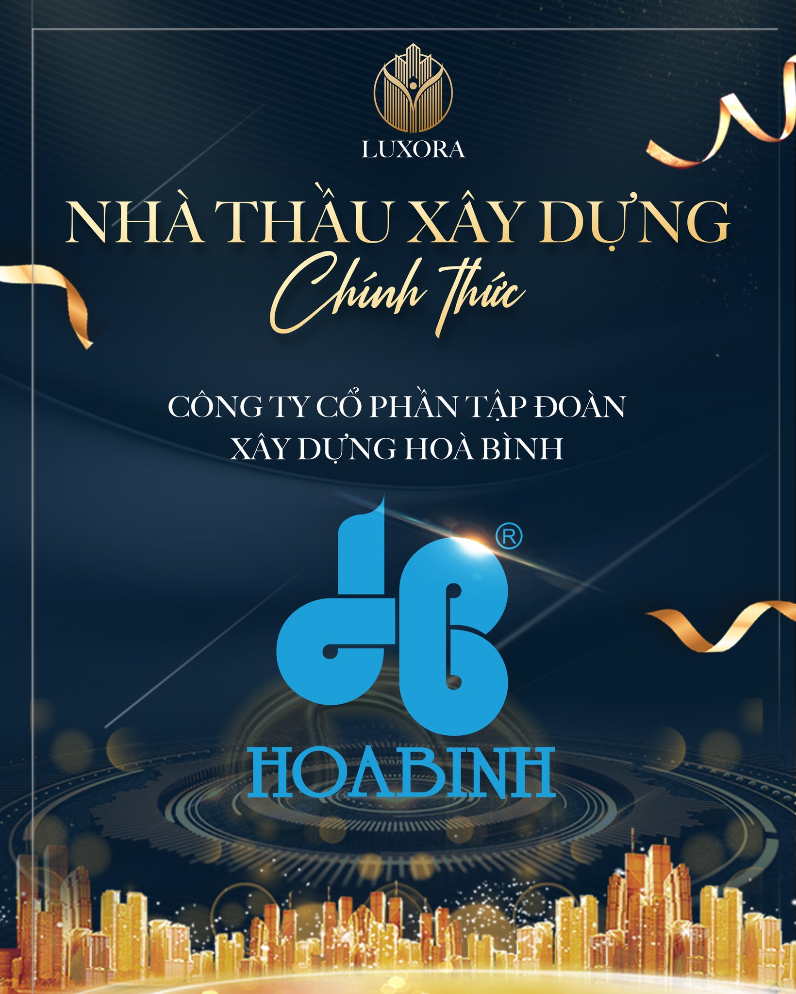 nhà thâù xây dựng chính thức dự án luxora bắc giang